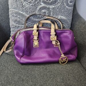 Michael Kors Vibrant Purple Satchel